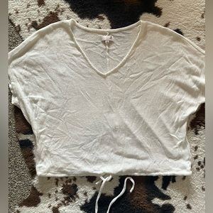 ⭐️2 for $5⭐️ white crop top XL